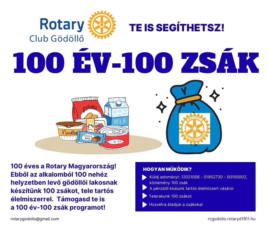 100 év 100 zsák